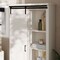 Flash Furniture Harrison 36in. Wide Rustic Farmhouse Storage Cabinet Bookcase w/Sliding Barn Door, White ZG-026-WHT-GG - alternate 3